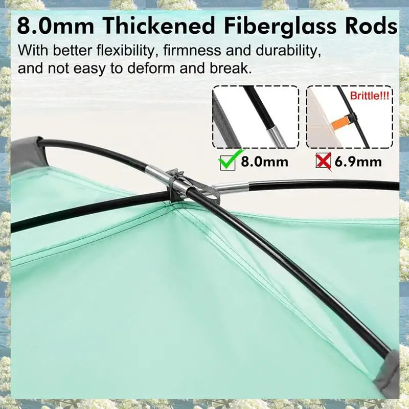 Windproof Portable Beach Tent