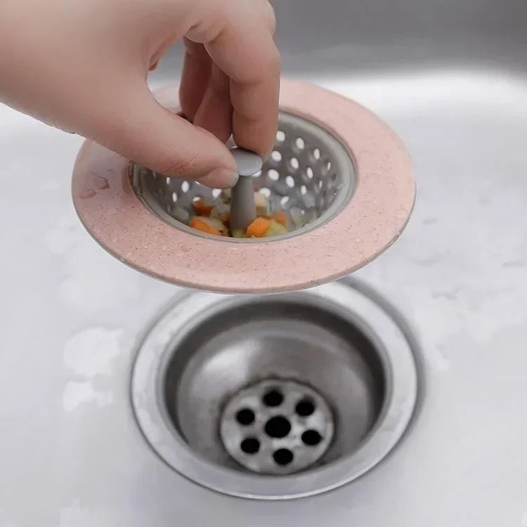Silicone Sink & Drain Hair Catcher – Anti-Clog Filter