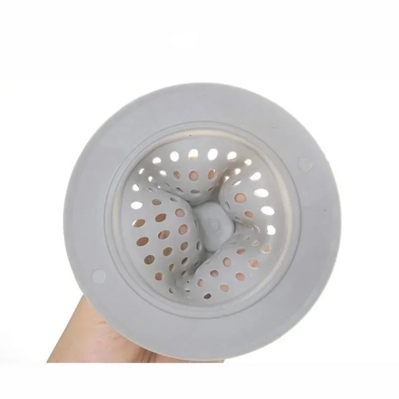 Silicone Sink & Drain Hair Catcher – Anti-Clog Filter