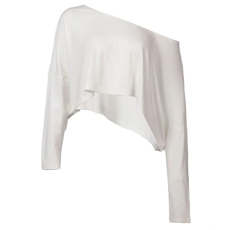 Off-Shoulder Casual Loose T-Shirt