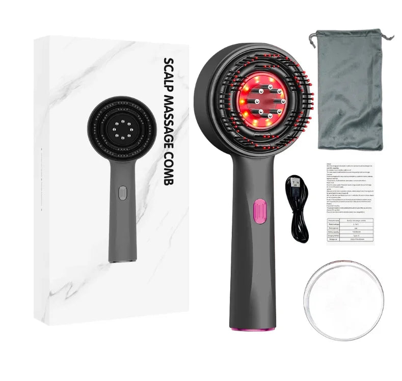 Infrared Scalp Massage Comb – Hair Growth Stimulator & Oil Applicator