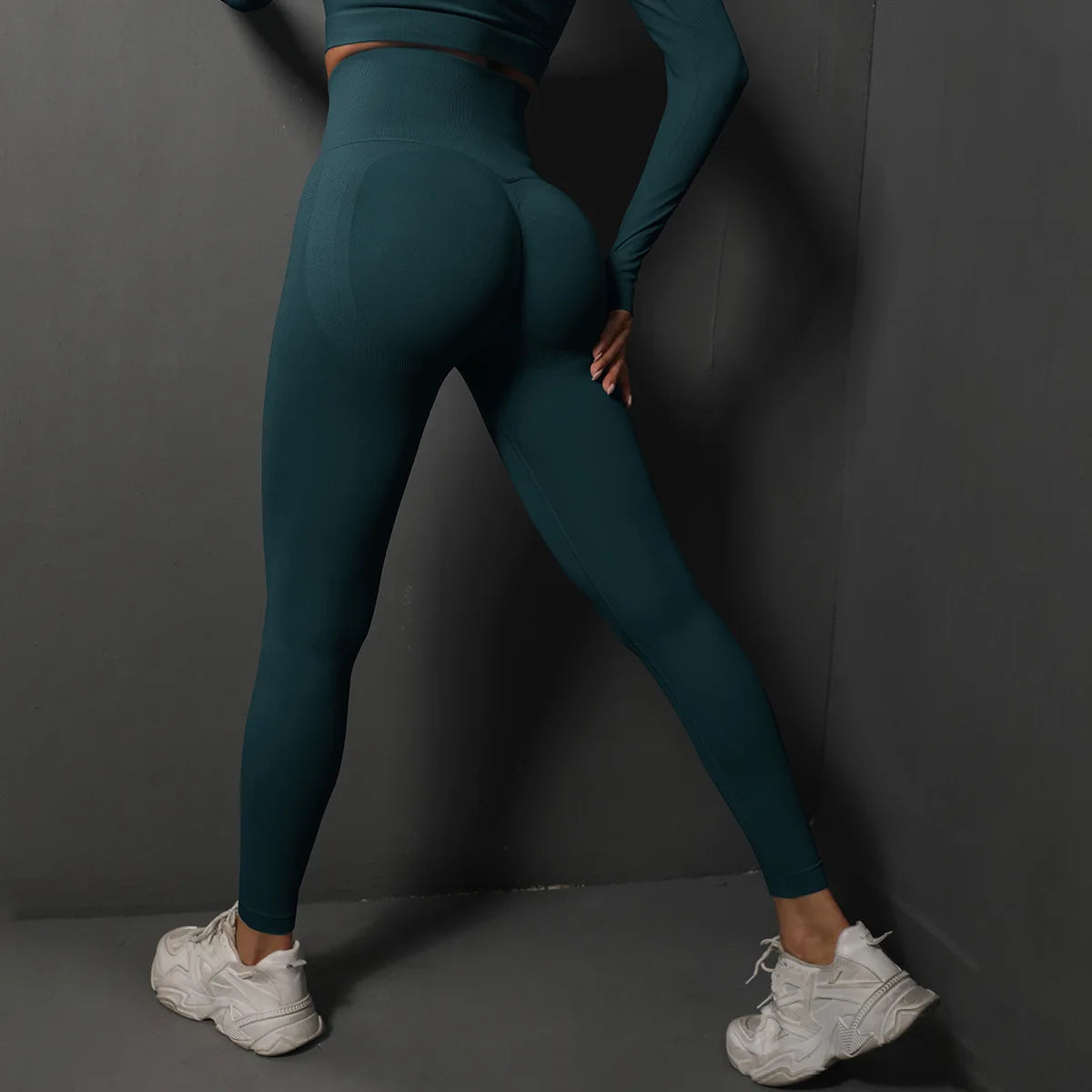 Seamless Booty-Lifting Yoga Leggings