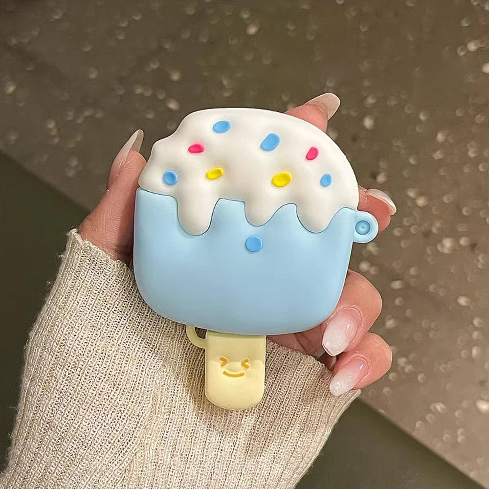 3D Cartoon AirPods Case – Playful Variety of Designs