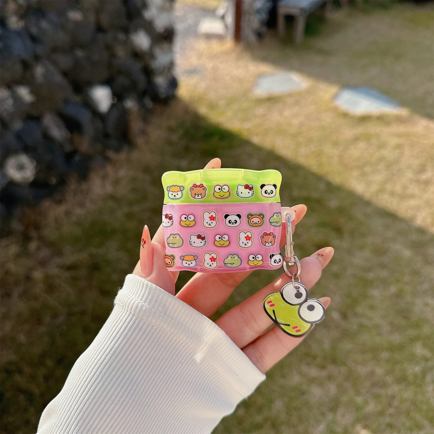 Hello Kitty & Keroppi Pillow AirPods Case – Cute Kawaii Style