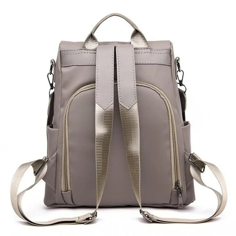 Women's Anti-Theft Backpack – Waterproof, Lightweight, Convertible Shoulder Bag