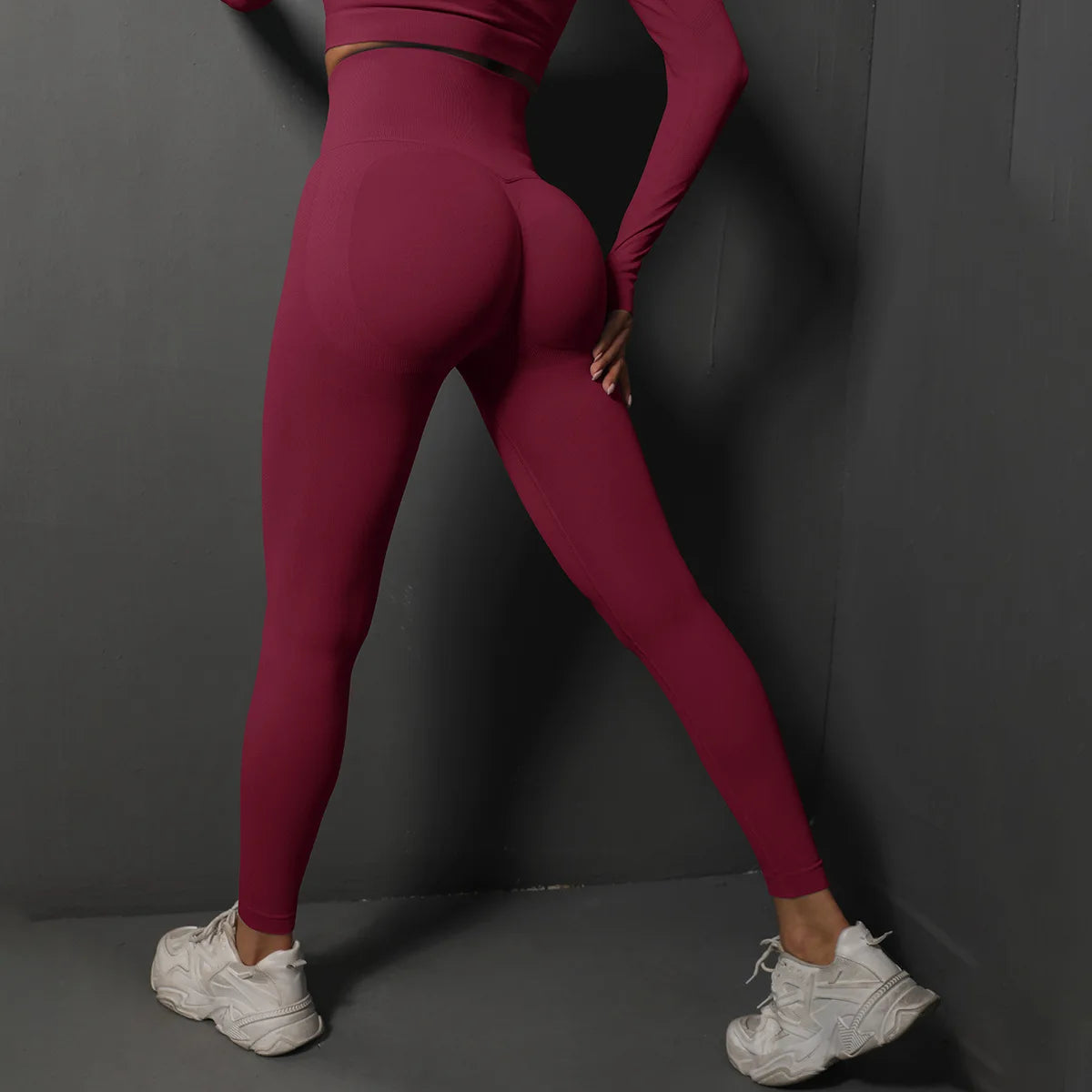 Seamless Booty-Lifting Yoga Leggings