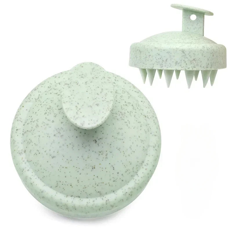 Silicone Scalp Massager Shampoo Brush – Hair Washing & Head Scrubber Tool