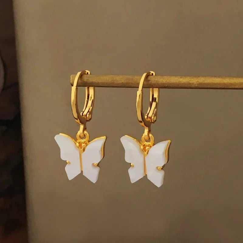 Elegant Butterfly Shell Earrings