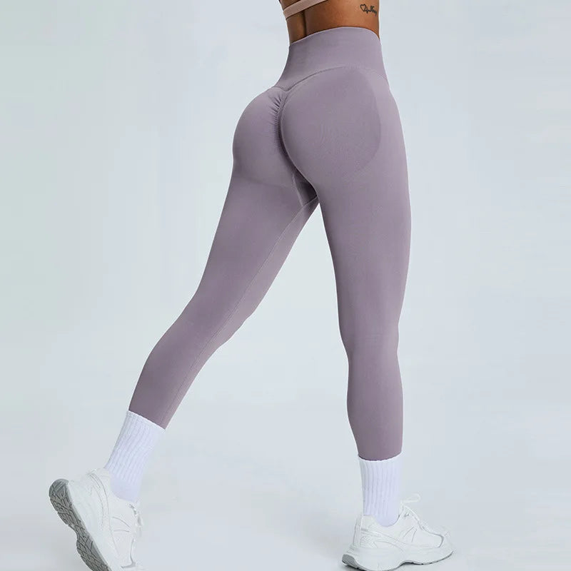 Seamless High-Waist Push-Up Leggings – Multi Colors