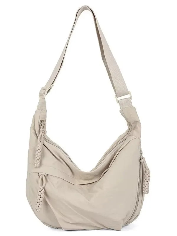 Casual Nylon Shoulder Bag for Women – Large Capacity Everyday Crossbody
