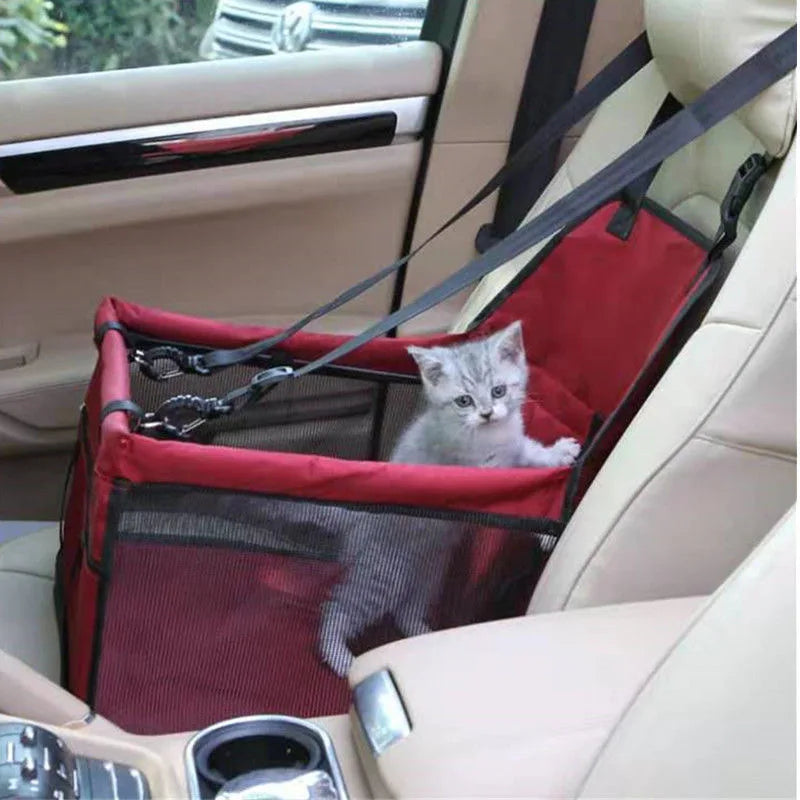 Folding Pet Car Seat – Safe & Comfy Travel for Pets