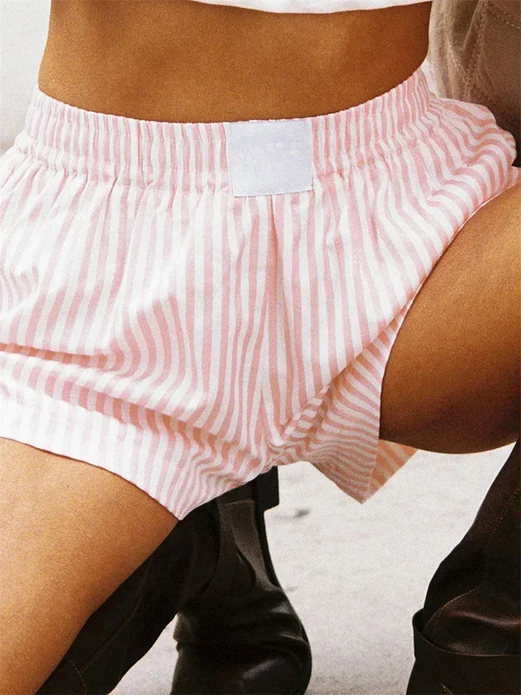 Striped Casual Summer Short