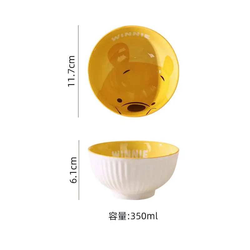 Disney Winnie the Pooh Cartoon Rice Bowl – Cute Kids Meal Bowl