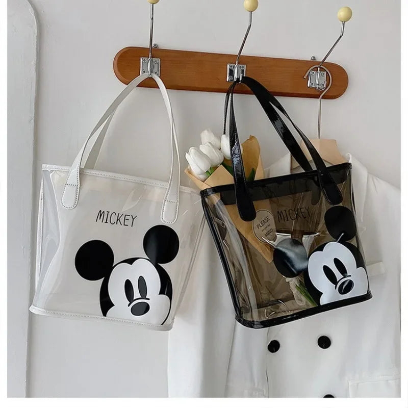 Mickey Mouse Transparent Tote Bag – Stylish & Trendy Design