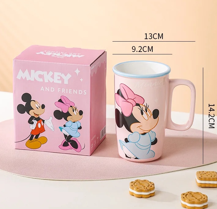 Disney Cartoon Ceramic Mug  | Large Capacity Coffee Cup