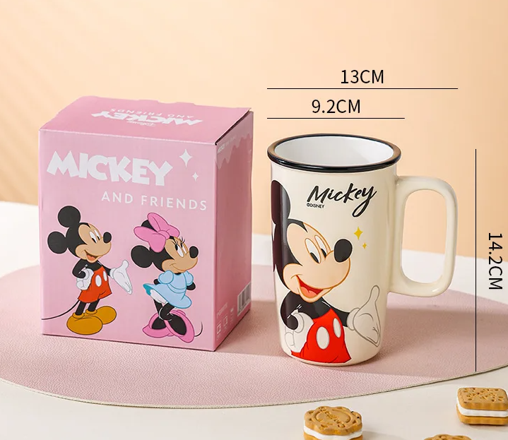 Disney Cartoon Ceramic Mug  | Large Capacity Coffee Cup