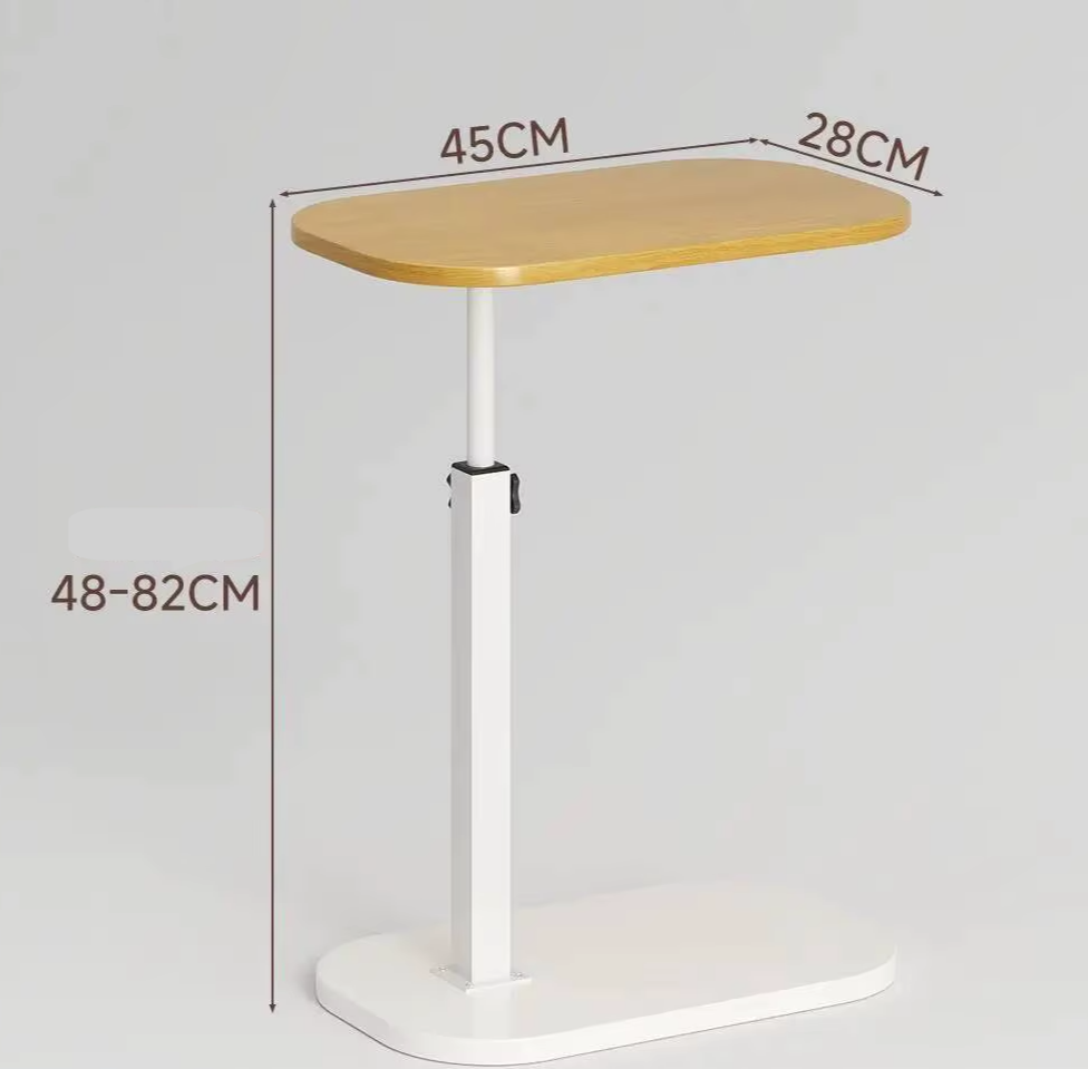 Adjustable Multi-Purpose Side Table – Bed & Sofa Overbed Table